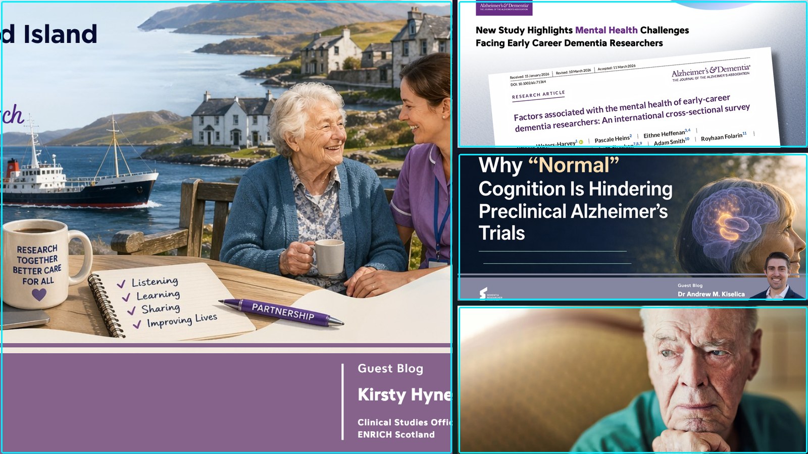 Roundup: Dementia Research Challenges &, Blog Why Normal Cognition, and more.