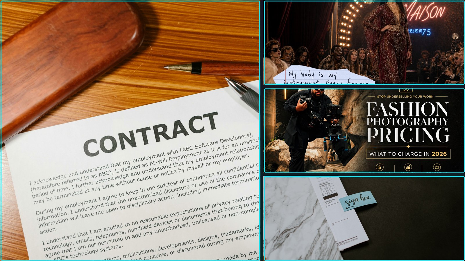 Composite featured image for Business, Legal, and Rights Management for Photographers - 2026-W16
