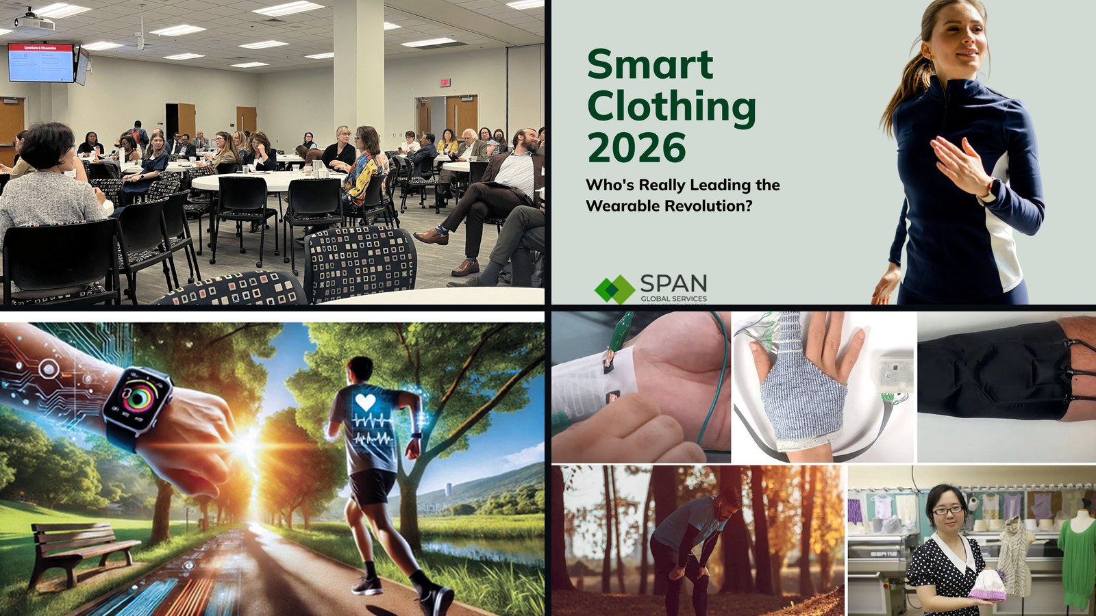 Roundup: Smart Textiles & Wearable Technology, Smart Clothing Technology 2026, and more.