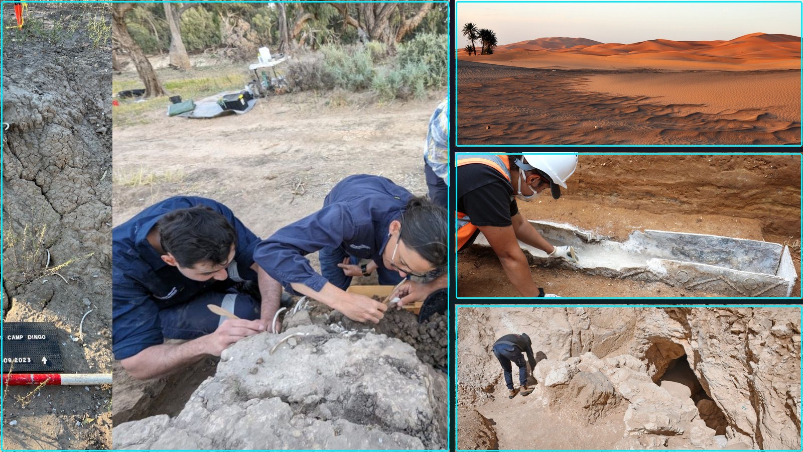 Recent Archaeological Finds and, ‘We kept finding large circular mass graves’ Sahara, and more.