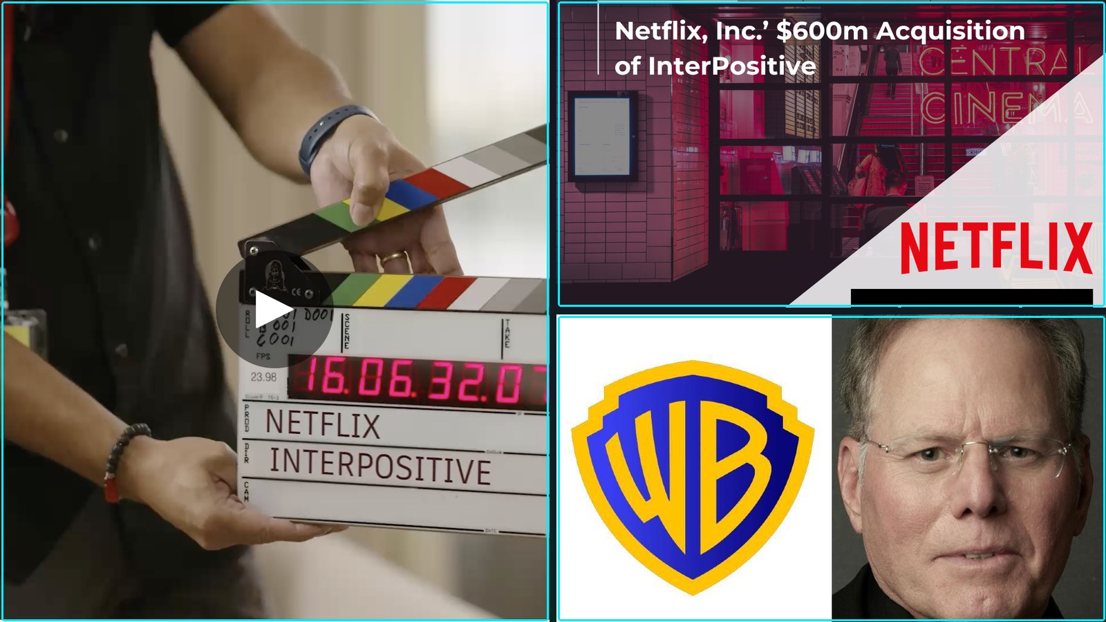 Roundup: Capital, Netflix Inc ‘ 600m Acquisition InterPositive, and more.