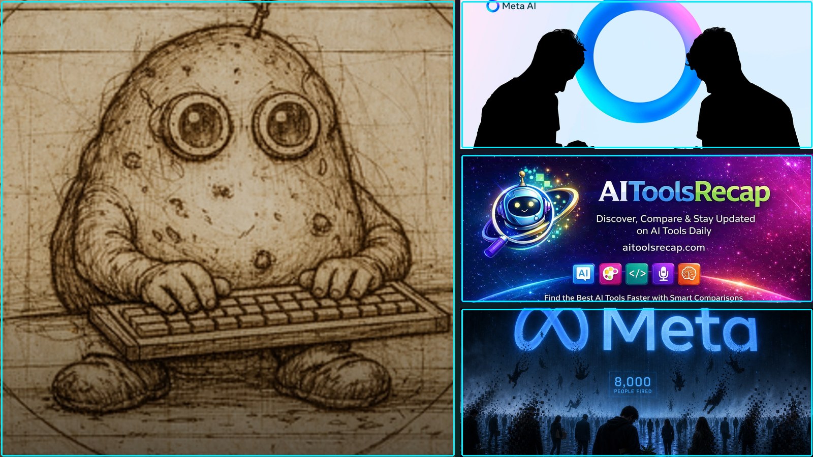 Composite featured image for Major Tech Company Updates: Meta, OpenAI, Anthropic - 2026-W16