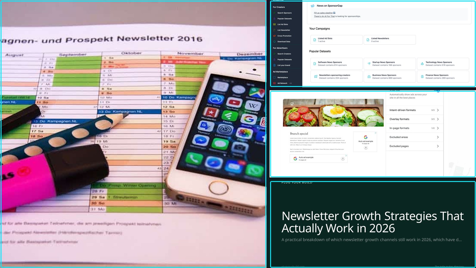 Composite featured image for Newsletter Strategy & Monetization Guides - 2026-W16