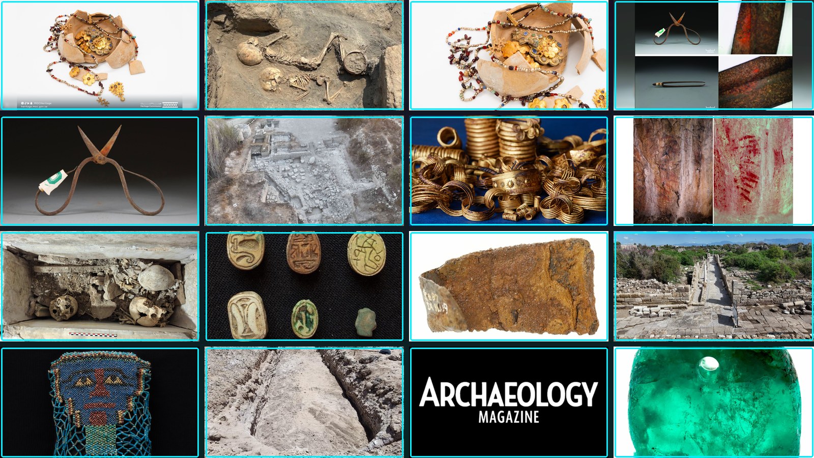 Composite featured image for Recent Archaeological Discoveries & Excavations - 2026-W24