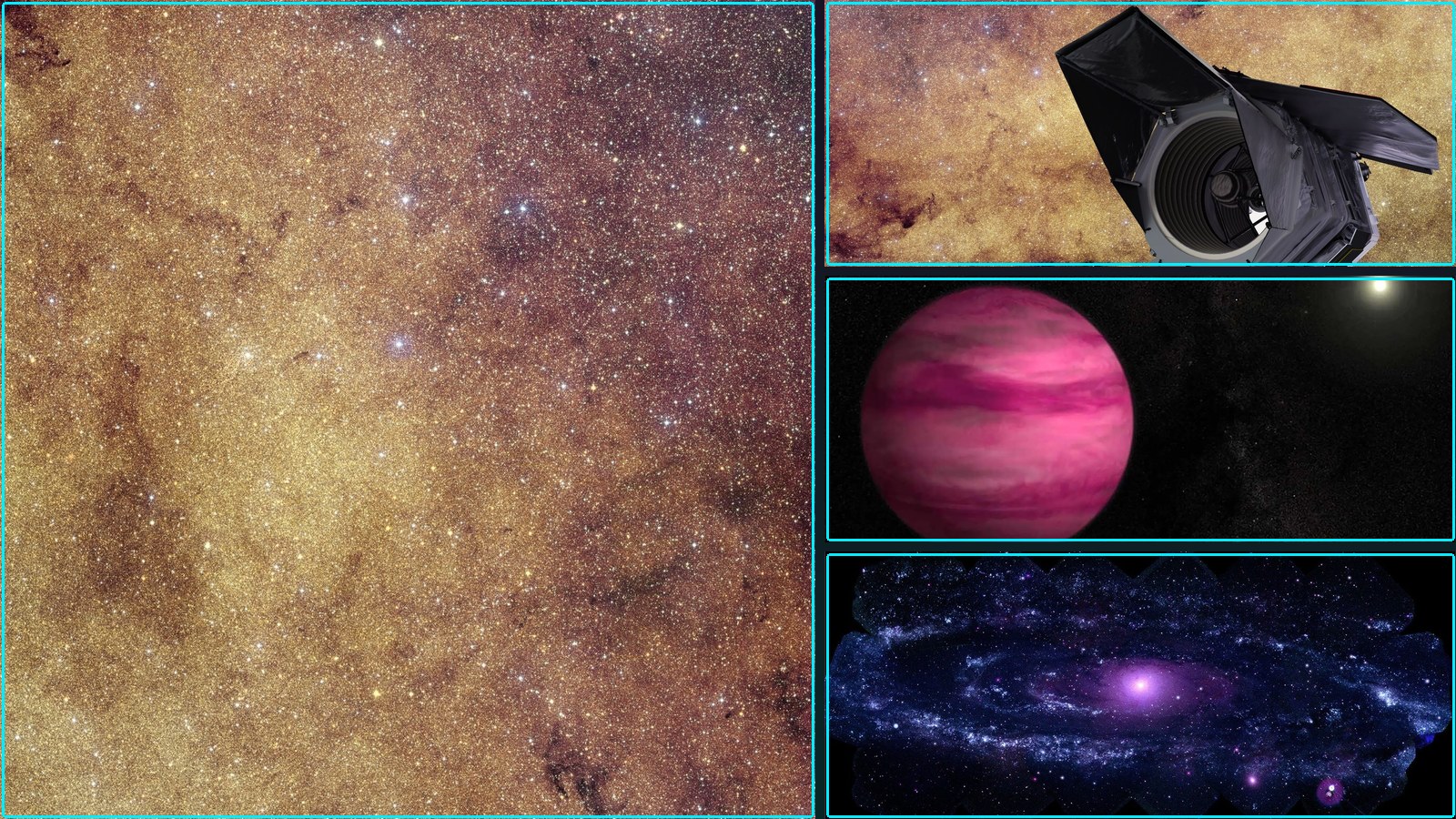Telescope Missions & Astronomical, ESA s Euclid captures Milky Way s crowded, and more.