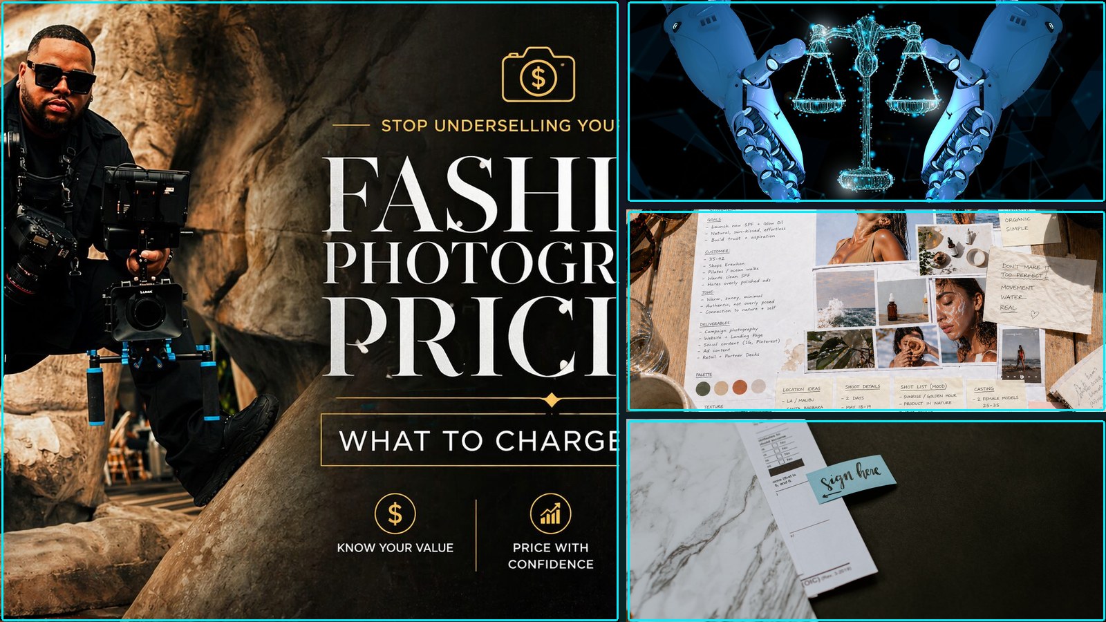 Composite featured image for Business, Legal, and Ethical Aspects of Fashion Photography - 2026-W17-W18
