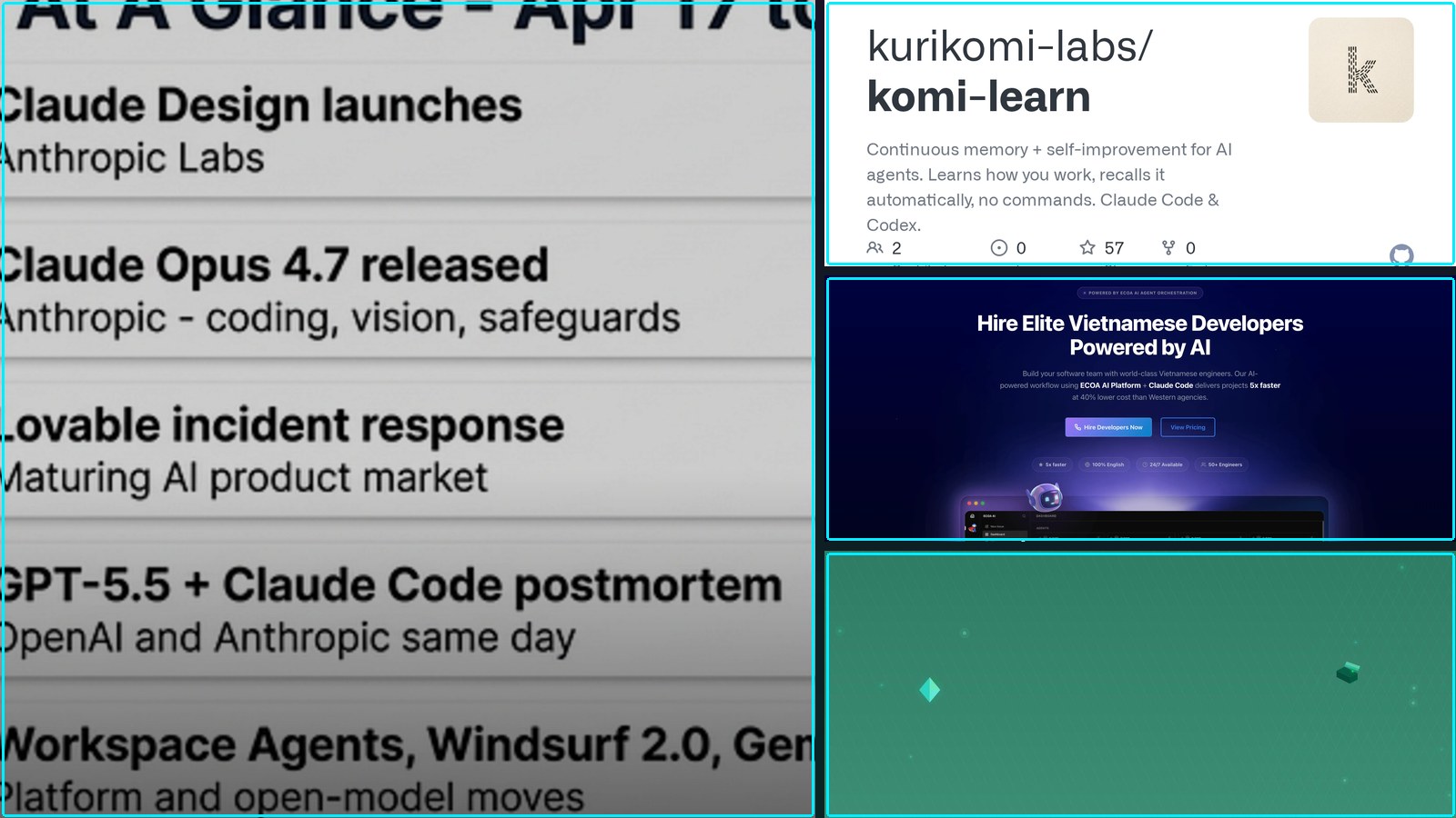 AI Agents, Automation, and Developer, Product Hunt Weekly AI, and more.