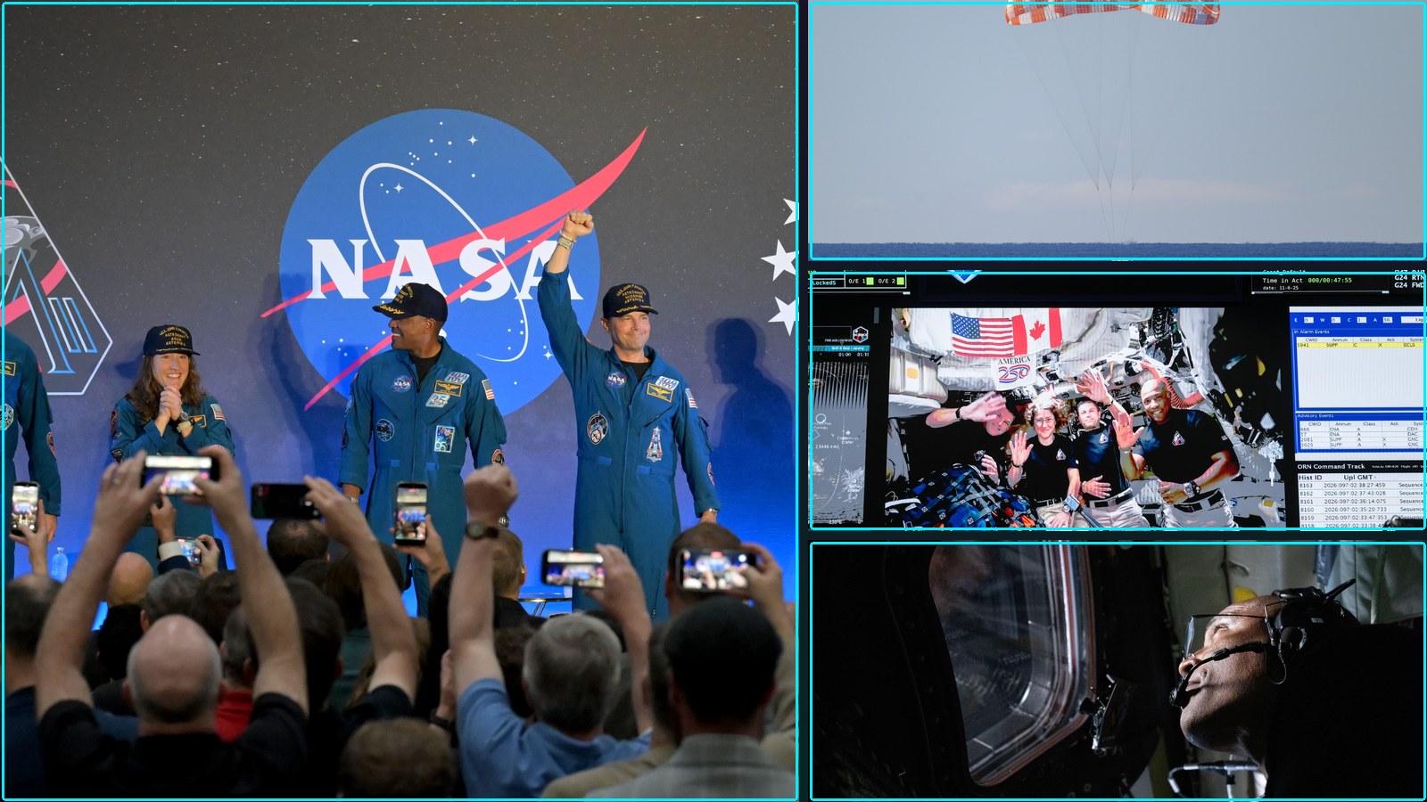 Artemis II Astronauts Back in Houston, Reunite with Families