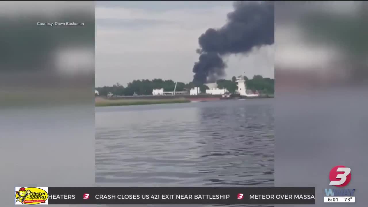 Asphalt tank fire still under investigation