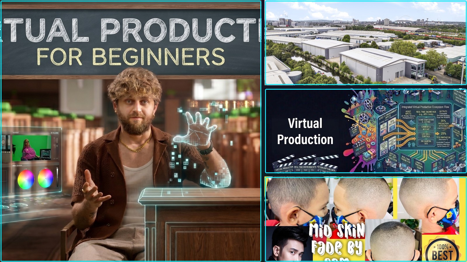 Composite featured image for Virtual Production Trends and Guides - 2026-W16