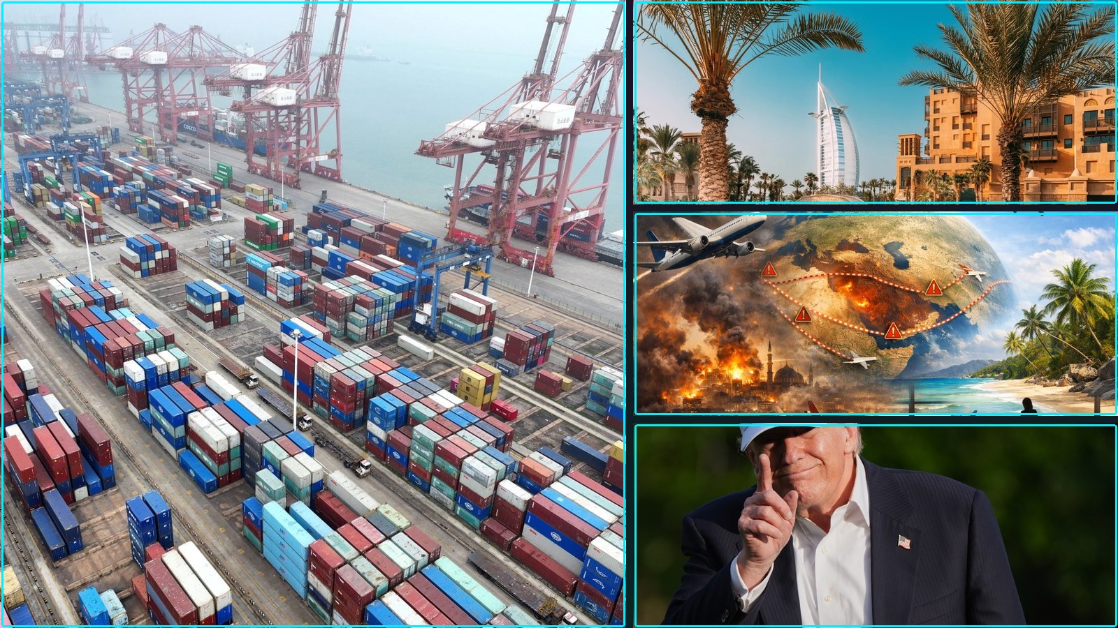 Composite featured image for Impact of Conflict on Travel and Trade - 2026-W17-W18