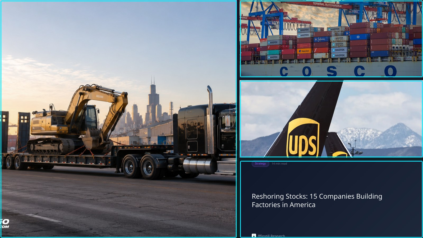 Composite featured image for Reshoring Trends, Investments, and Logistics Impact - 2026-W16