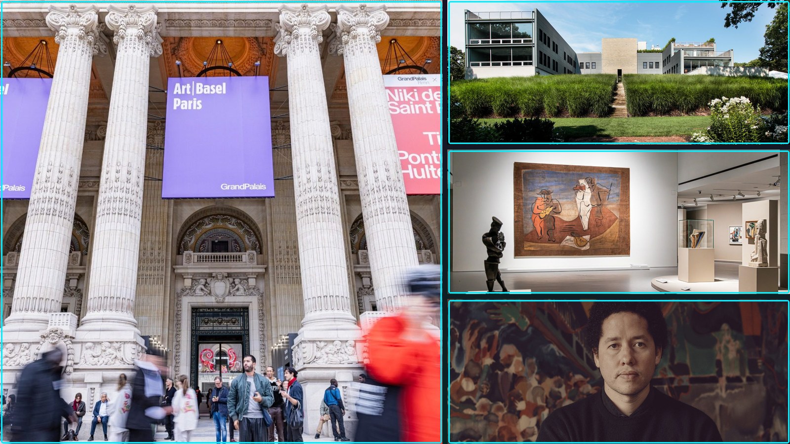 Art Exhibitions, Fairs, and Museum, Art Basel Paris announces, and more.