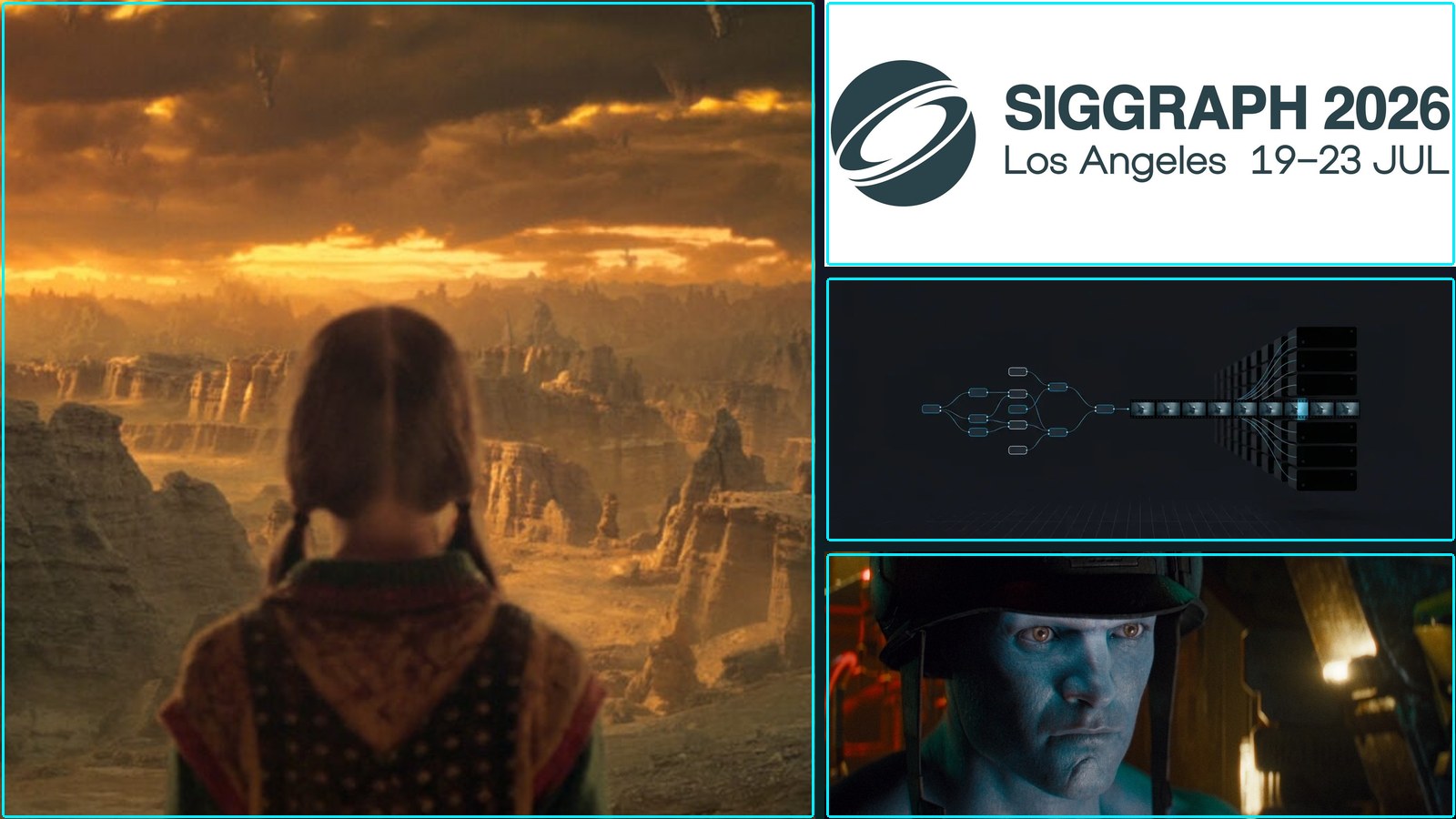 Composite featured image for VFX Craft and Industry Events: From 'Stranger Things' to SIGGRAPH - 2026-W25