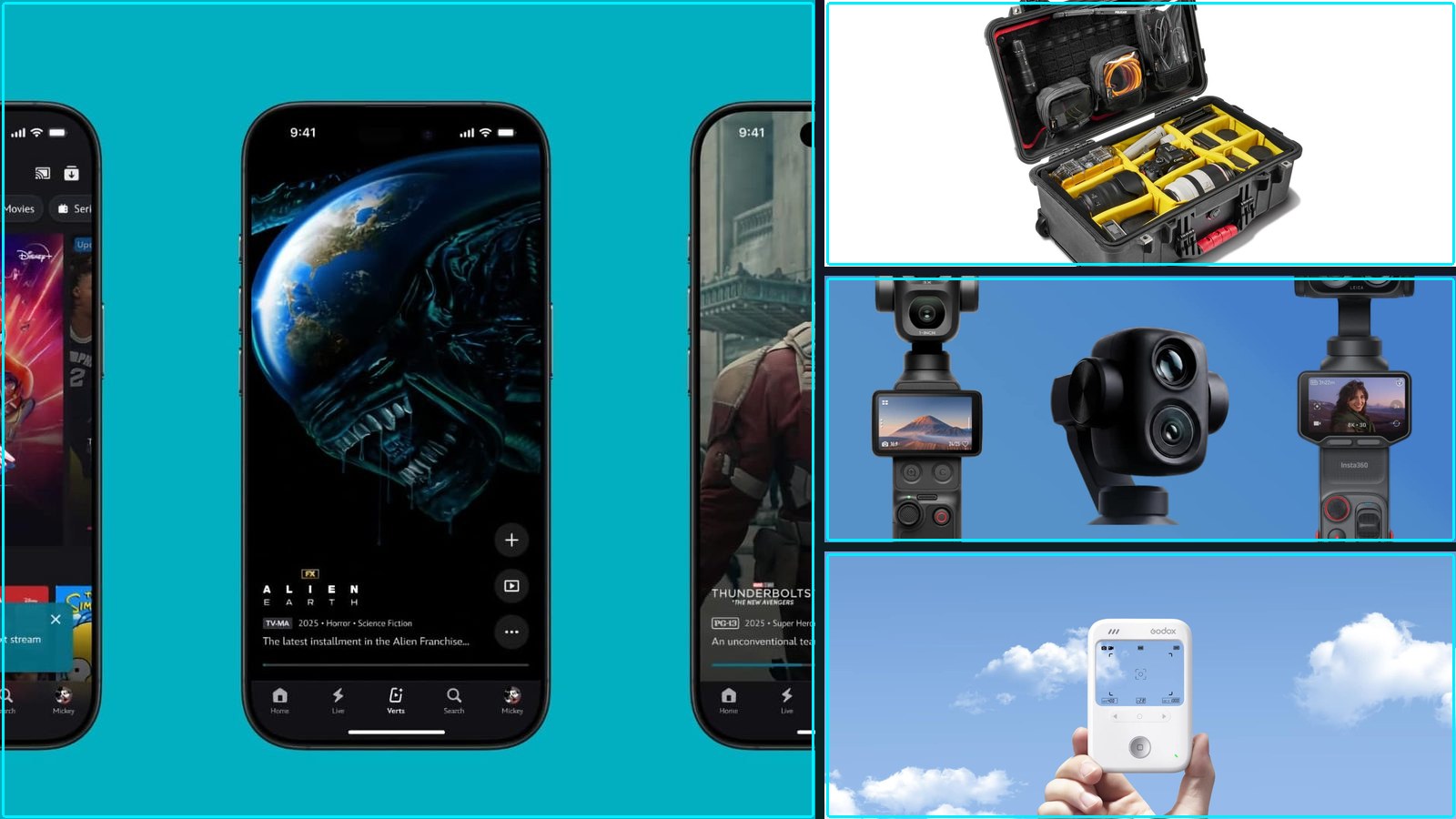 New cameras, gimbals and accessories, Vertical video 2026 cameras, and more.