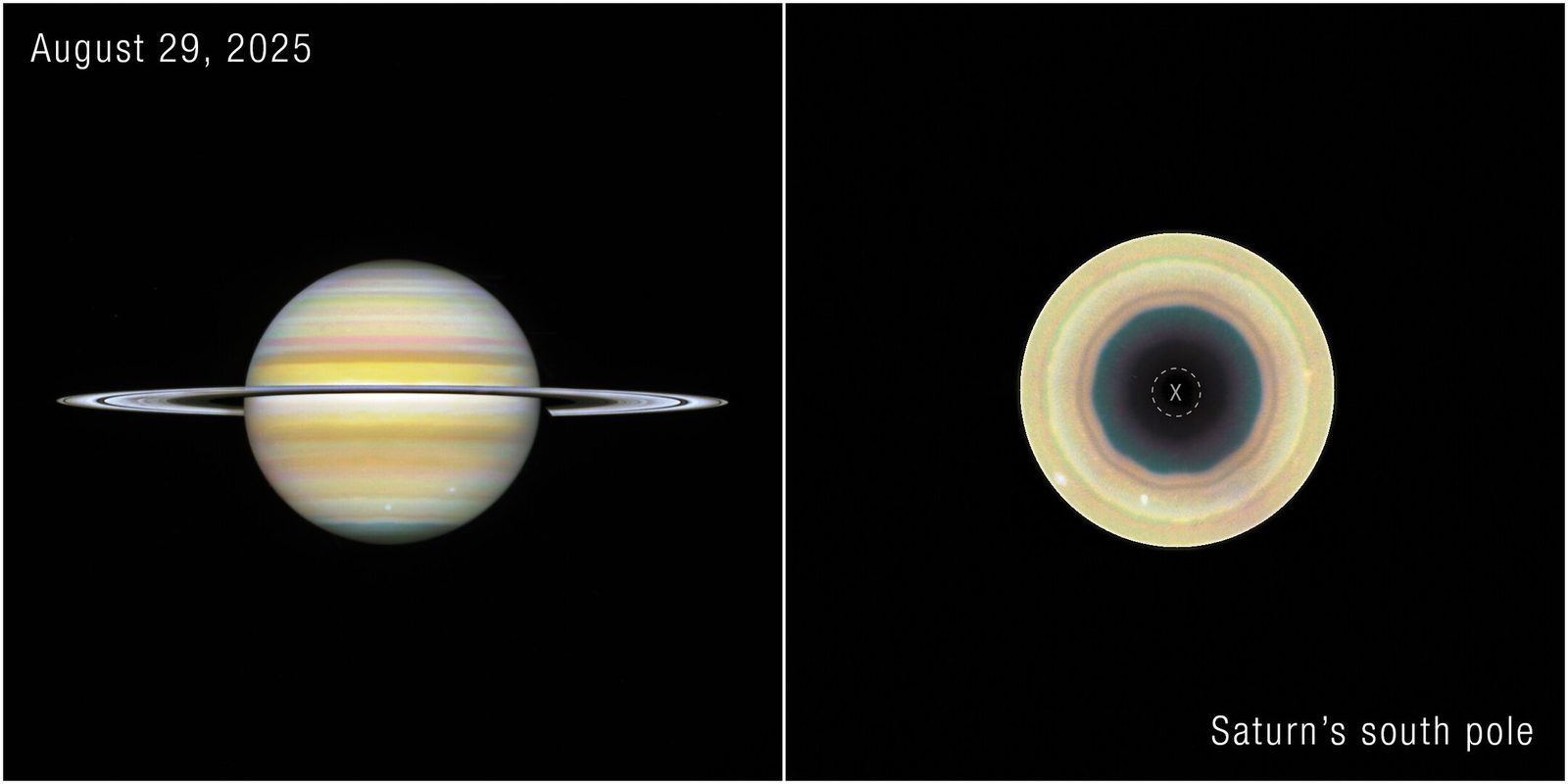 Space News September 7, 2026: Hubble tracks new decagon encircling Saturn’s south pole